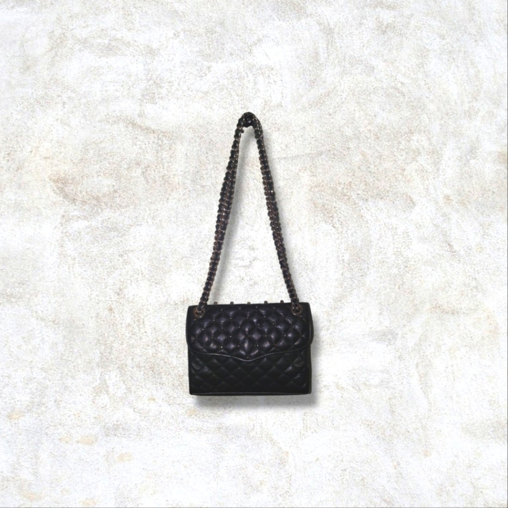 Rebecca Minkoff | Black studded crossbody shoulder bag